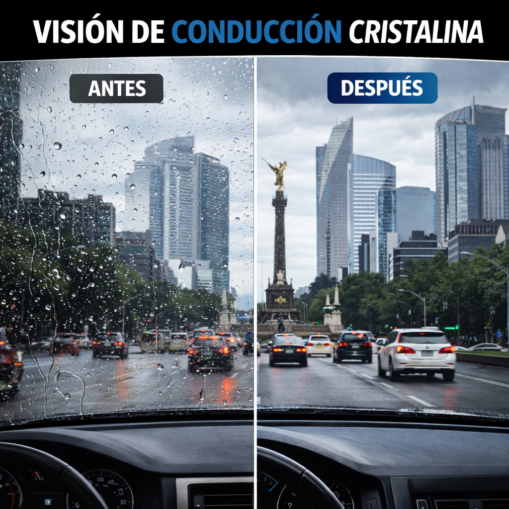 CLEARDRIVER PRO 🚗 — Parabrisas Limpio y Cristalino en 3 Minutos, Elimina Humedad y Grasa