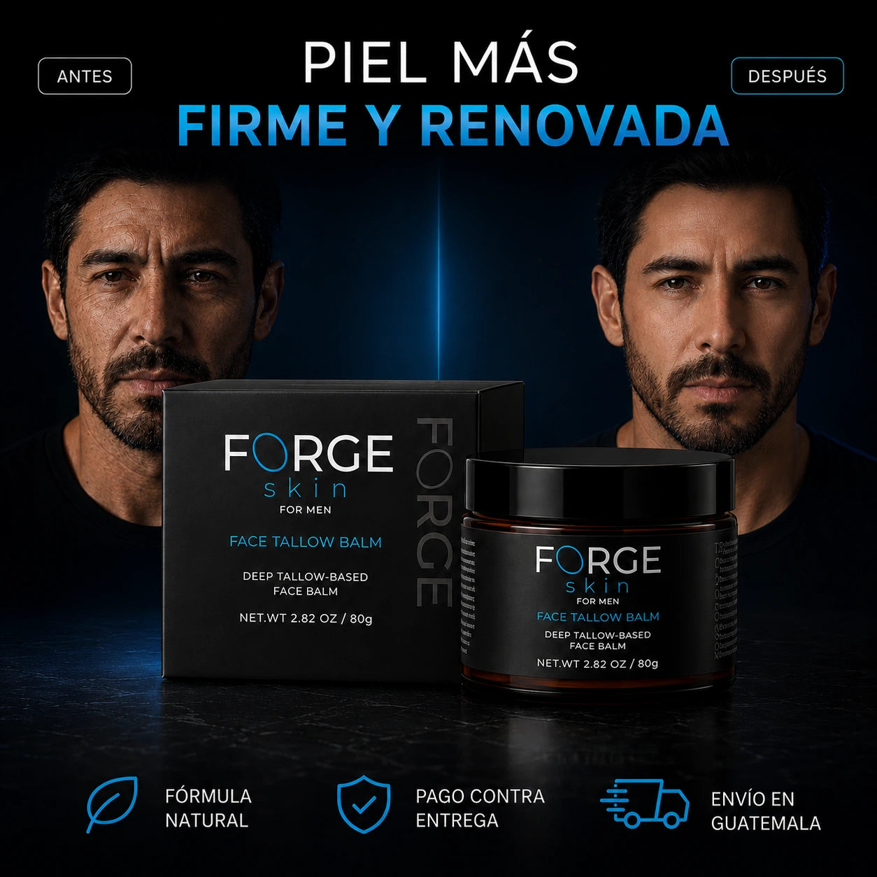 Bálsamo Forge Skin — Rostro Firme, Sin Arrugas y Manchas 💆♂️