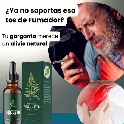 Gotas Gordolobo + Clorofila — Desintoxicación Pulmonar Natural 🌿🫁