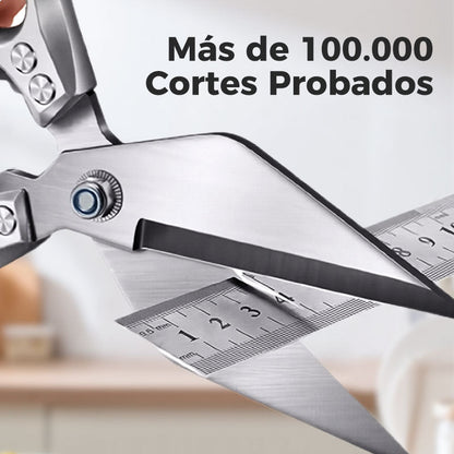 Tijeras de Cocina Multifunción de Acero Inoxidable – Corta Pollo, Carne y Huesos Facilmente