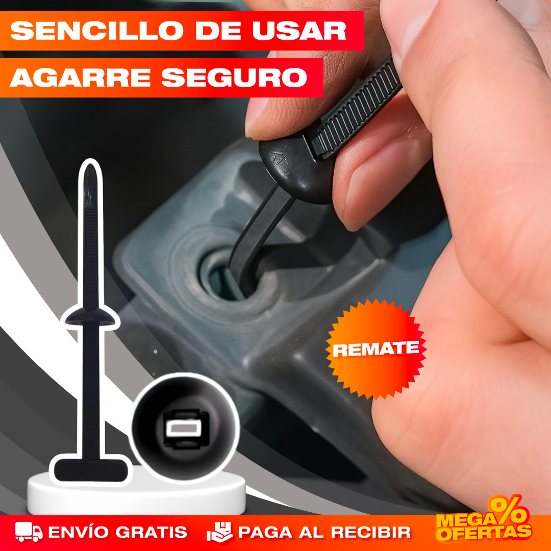 🔧 Cinchos, grapas de carrocería 🚗 Universal para cualquier carro | PAGA 50 LLEVA 100