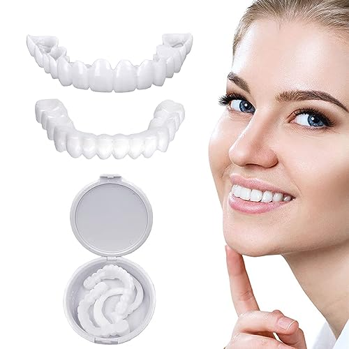 SnapSmile™ — Sonrisa Perfecta en Segundos, Sin Dentista. Par de Carillas