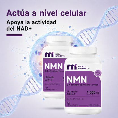 NMN COMPLEX 1,000MG — Recupera la energía que el tiempo te quitó ⌛️