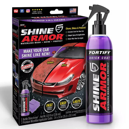 Shine Armor® — 🚗 Carro Brillante Sin Car Wash