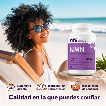 NMN COMPLEX 1,000MG — Recupera la energía que el tiempo te quitó ⌛️