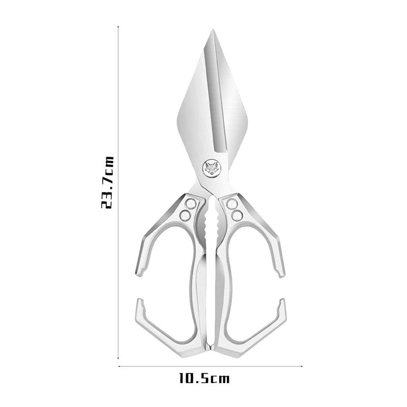 Tijeras de Cocina Multifunción de Acero Inoxidable – Corta Pollo, Carne y Huesos Facilmente