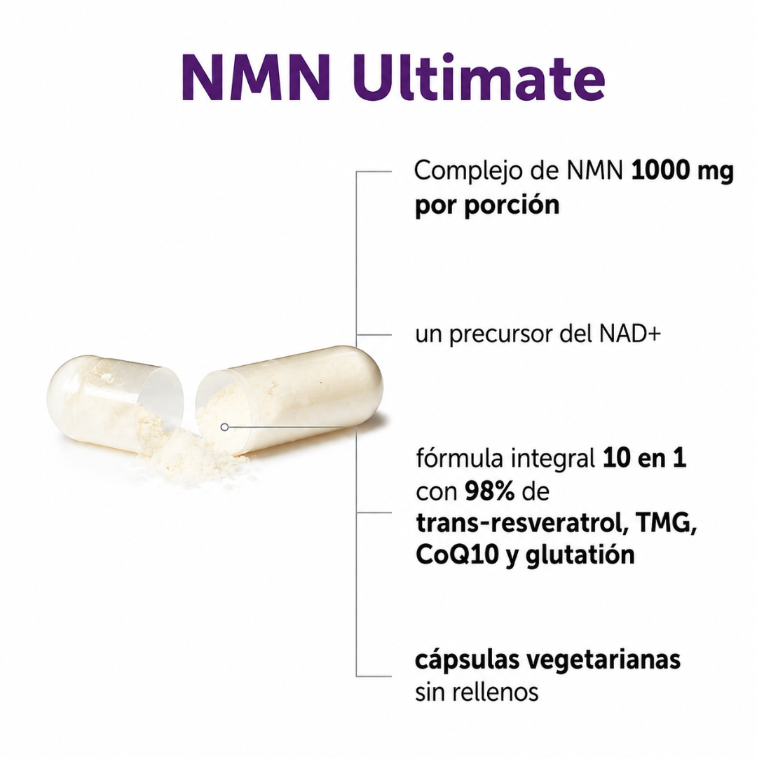 NMN COMPLEX 1,000MG — Recupera la energía que el tiempo te quitó ⌛️