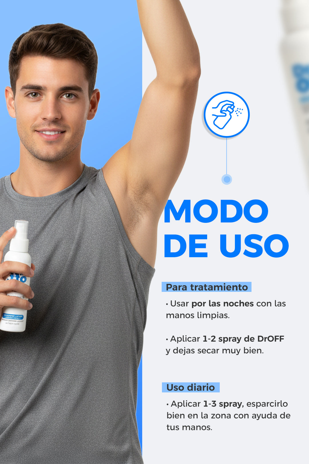 DrOFF🧑‍⚕️Tratamiento médico contra el sudor y el mal olor