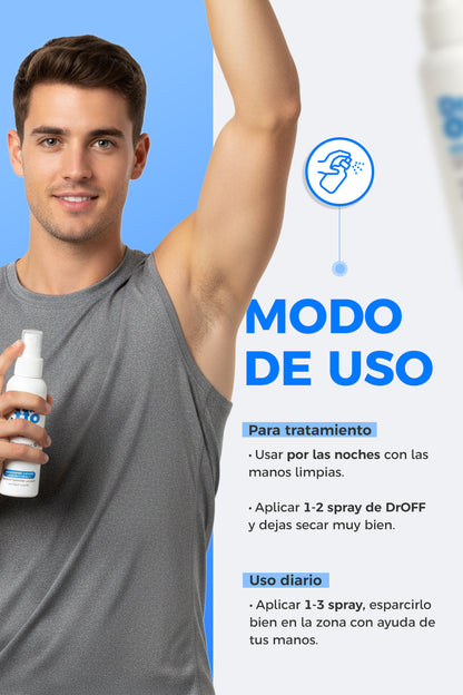 DrOFF🧑‍⚕️Tratamiento médico contra el sudor y el mal olor