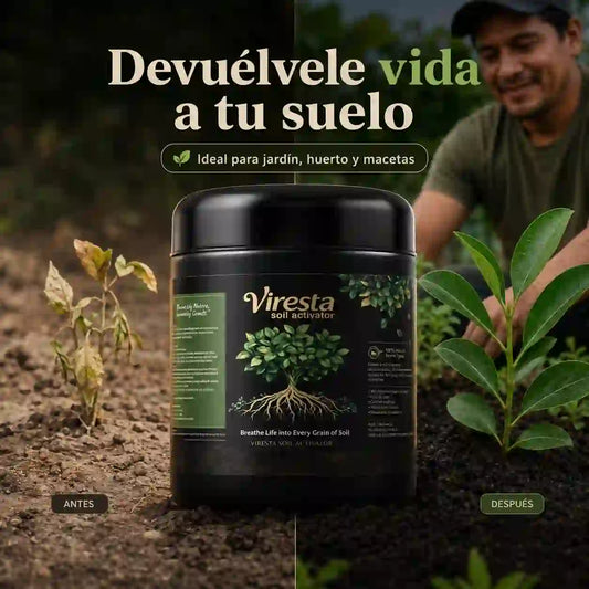 Viresta Soil Activator — Plantas Más Verdes y Fuertes en Días 🌱