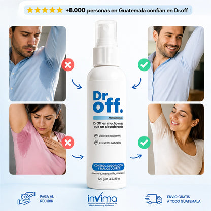 DrOFF🧑‍⚕️Tratamiento médico contra el sudor y el mal olor