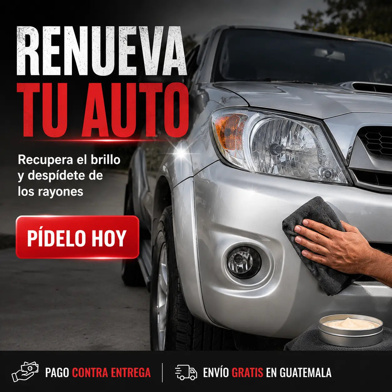 Pasta Quita Rayones - ¡Elimina rayones de tu auto en segundos!