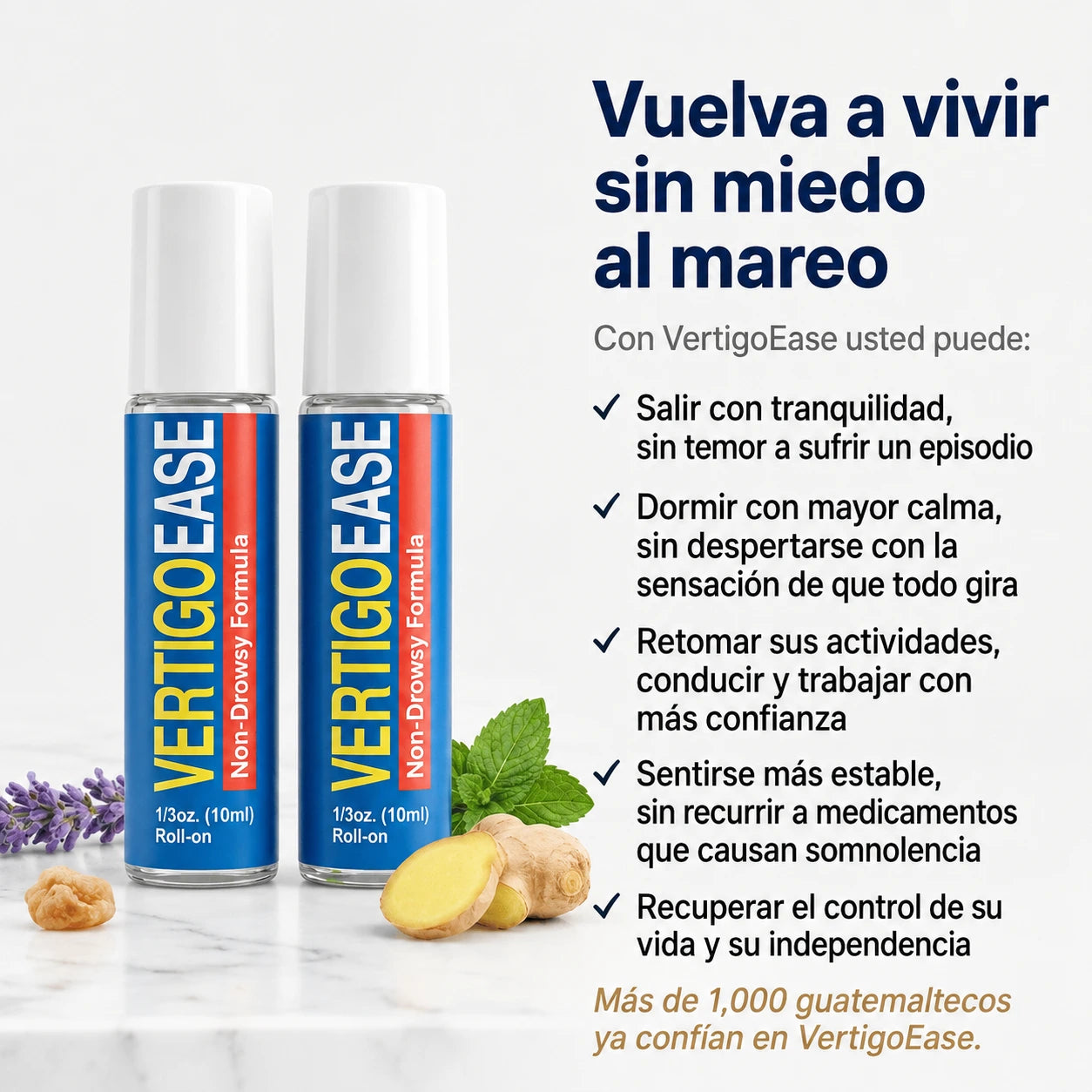 Vertigo Ease™ — 2X1 Recupera Tu Equilibrio Hoy. Dile Adiós al Vértigo.