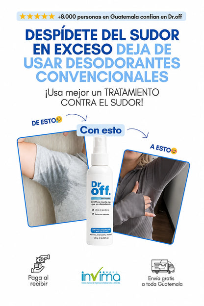 DrOFF🧑‍⚕️Tratamiento médico contra el sudor y el mal olor
