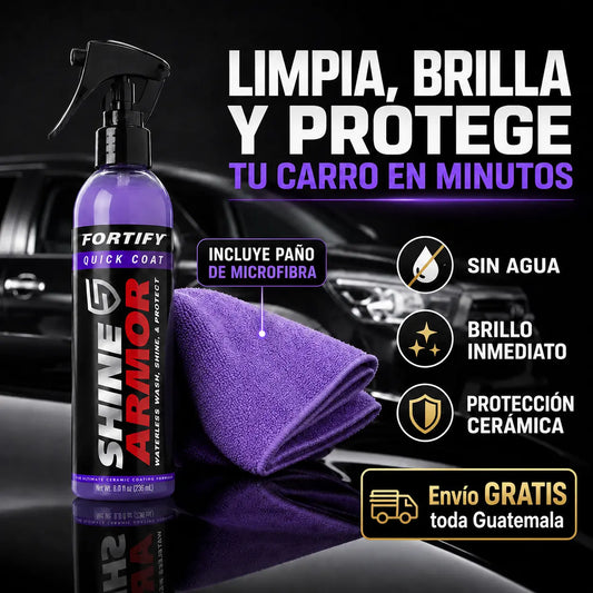 Shine Armor® — 🚗 Carro Brillante Sin Car Wash