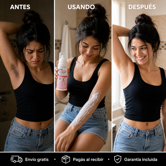 Deja de rasurarte. Depílate sin dolor — Espuma Depilatoria SADOER
