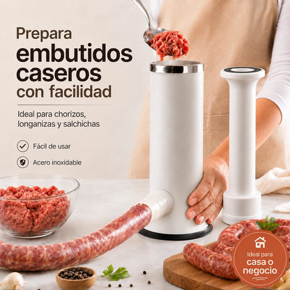 🥩 Embutidora Vertical Manual de Acero Inoxidable