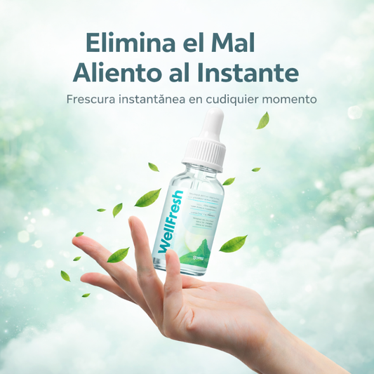Elimina El Mal Aliento Con Wellfresh + ENVÍO GRATIS
