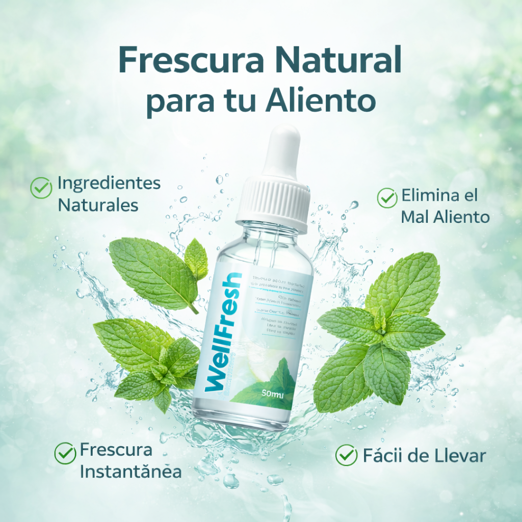 Elimina El Mal Aliento Con Wellfresh + ENVÍO GRATIS