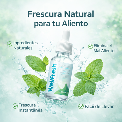 Elimina El Mal Aliento Con Wellfresh + ENVÍO GRATIS