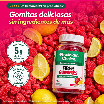 Fiber Gummies – Apoyo Diario para una Digestión Ligera y Regular
