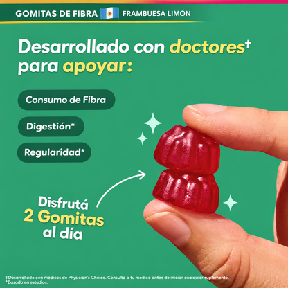 Fiber Gummies – Apoyo Diario para una Digestión Ligera y Regular