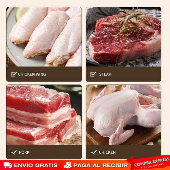 Ablandador de Carne 🥩 — Carne Tierna con Cualquier Corte