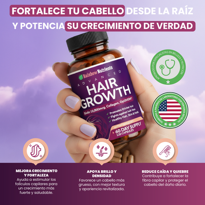 Hair Growth | Menos caída, más fuerza y crecimiento desde la raíz