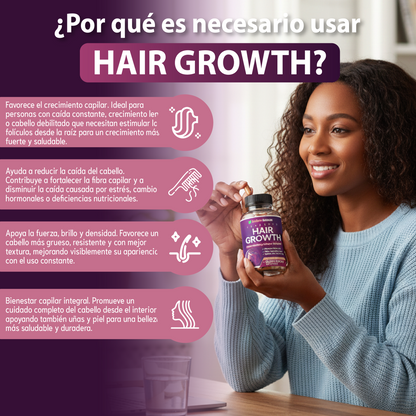 Hair Growth | Menos caída, más fuerza y crecimiento desde la raíz