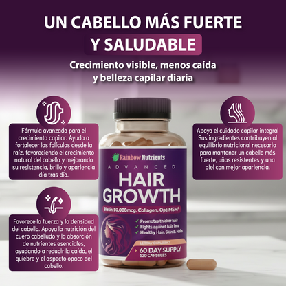 Hair Growth | Menos caída, más fuerza y crecimiento desde la raíz