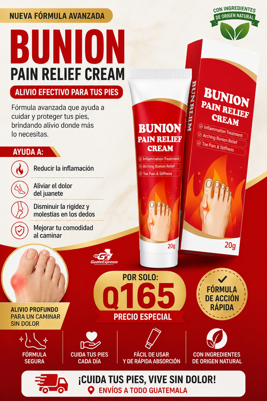 🤍 Bunion Relief™ | Crema para Aliviar el Dolor de Juanetes e Inflamación