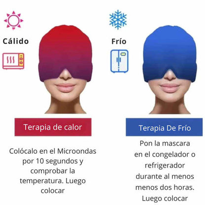 MigraMax™ Mascara de Gel 360° — Migraña Calmada en 15 Minutos 😌
