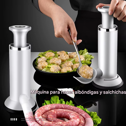 🥩 Embutidora Vertical Manual de Acero Inoxidable